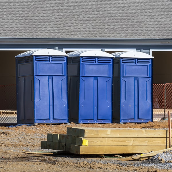 what is the expected delivery and pickup timeframe for the porta potties in Sumpter OR